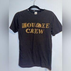 DOPE Navy Tee with Gold Lettering